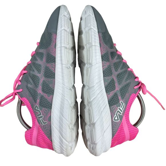 FILA Women's Memory Foam Running Shoes 5SR21464-070 Gray Pink Size 8.5 US - Picture 5 of 10